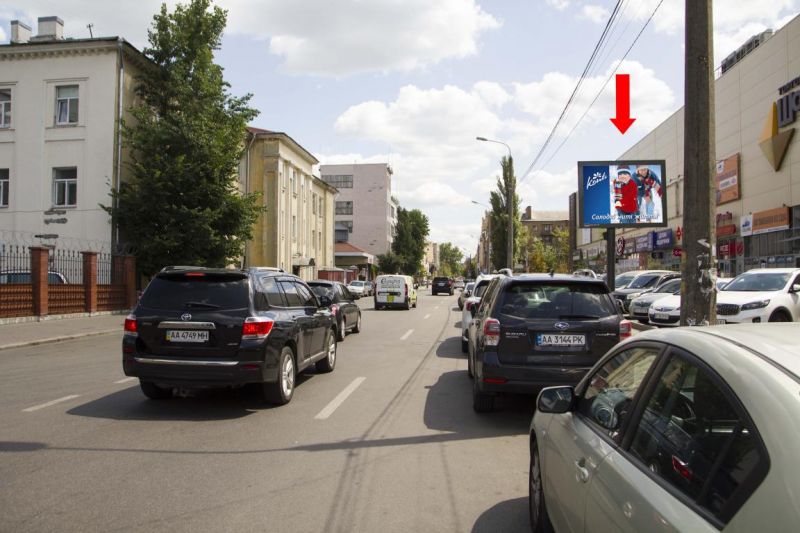 Скролл/Ситиборд, Киев, Костянтинівська вул., 71, біля ТЦ "Шоколад", "АТБ", в центр