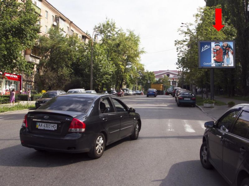 Скрол/Сітіборд, Київ, Кудрі вул., 42 / вул. Чигоріна, в сторону бул. Українки