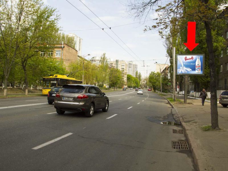 Скролл/Ситиборд, Киев, Бойчука вул. (колиш. Кіквідзе вул.), 33, в сторону бул. Українки, центру
