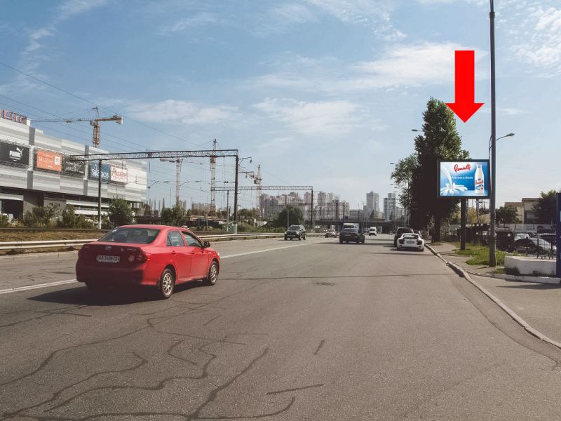 Скролл/Ситиборд, Киев, Грінченка вул., 18, біля автосалонів, навпроти ТРЦ "Ocean Plaza", в сторону вул. Саперно-Слобідської