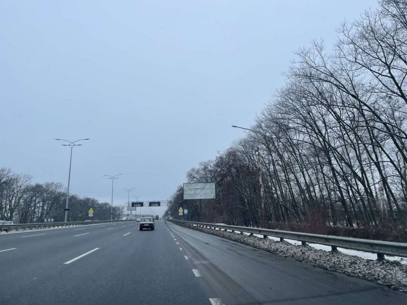 Билборд/Щит, Трассы, Бориспільське шосе,, в напрямку на Київ, після АЗС  Amic Energy