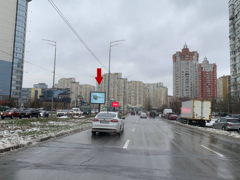 Скролл/Ситиборд, Киев, Дніпровська набережна, 14-А