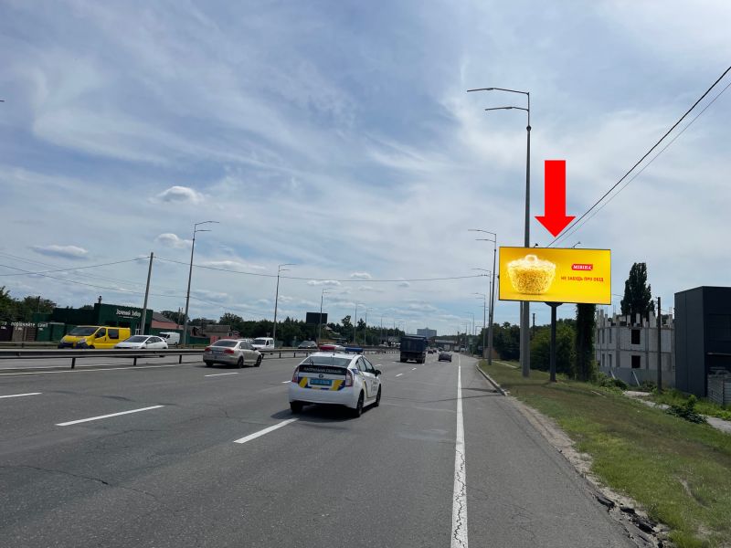 Led екран/Відеоборд, Київ, Столичне шосе - Плещеєва вул., з центру