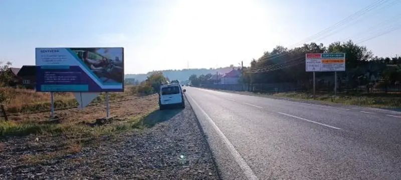Билборд/Щит, Трассы, с.Сільце, вул, Головна, траса Івано-Франківськ-Мукачево, в сторону м.Мукачево