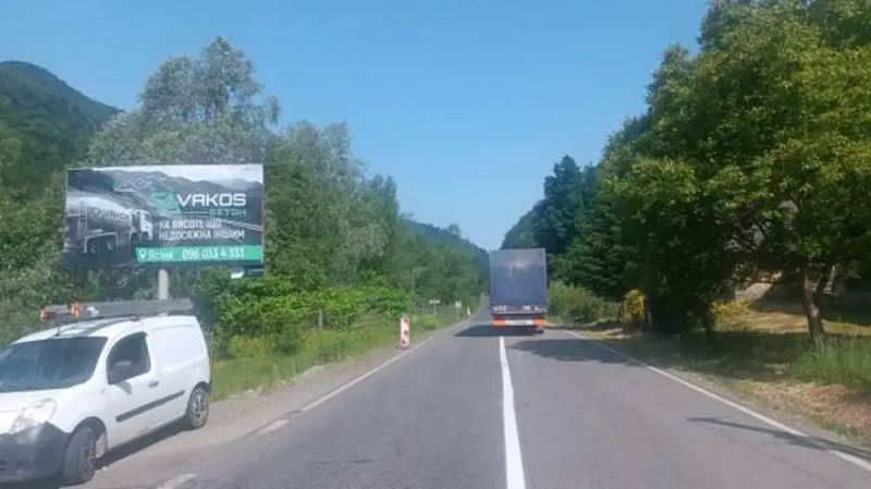 Билборд/Щит, Трассы, с.Ділове,вул.Головна, в сторону м.Тячів, (вїзд)