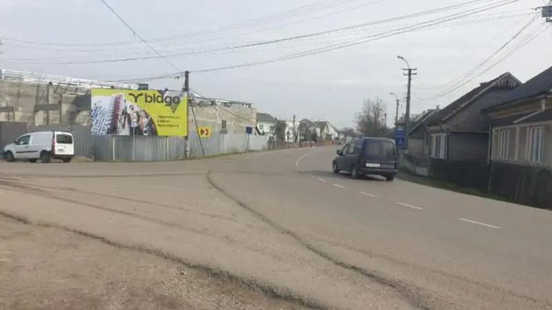 Билборд/Щит, Трассы, смт. Тересва, розвязка в сторону м. Рахів та с. Криве