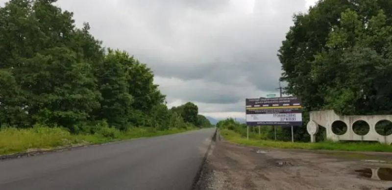 Билборд/Щит, Трассы, В'їзд в Тячівський район, зі сторони м. Хуст