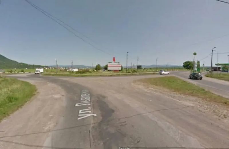 Билборд/Щит, Трассы, Траса Мукачево-Рогатин. Круг с. Іза зі сторони м.Хуст