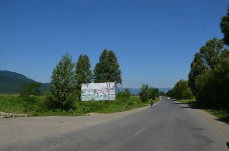 Билборд/Щит, Трассы, Виїзд з с.Велятино  в сторону м. Хуст