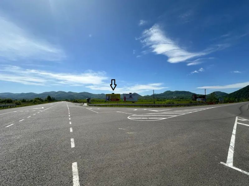 Билборд/Щит, Трассы, Шаян, вїзд в Курорт