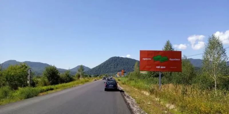 Билборд/Щит, Трассы, с.Шаян, (зони відпочинку) курортне містечко, вїзд