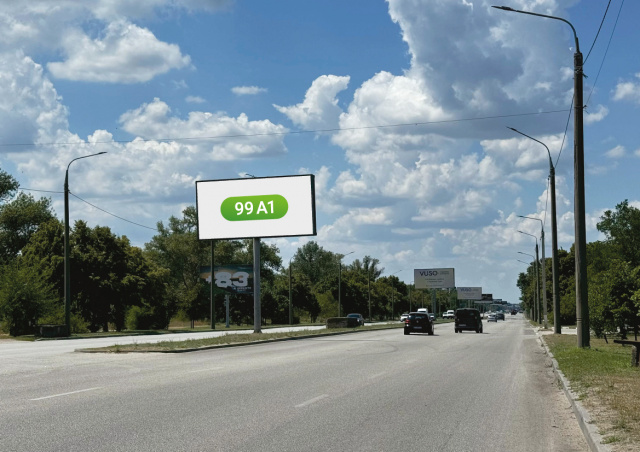 Білборд/Щит, Запоріжжя, Набережна, Суха Московка, напрямок до греблі Дніпрогес