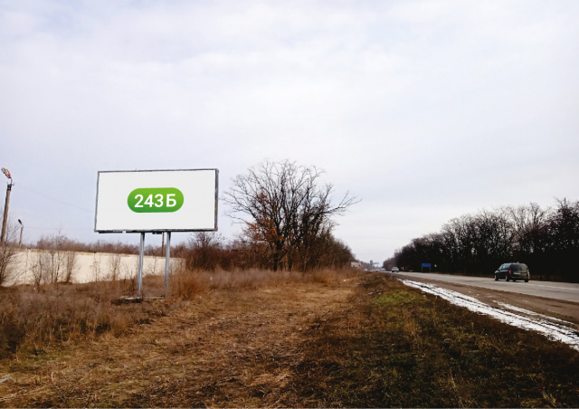 Білборд/Щит, Запоріжжя, Оріхівське шосе, 0,5 км від ДАІ, до авторинку