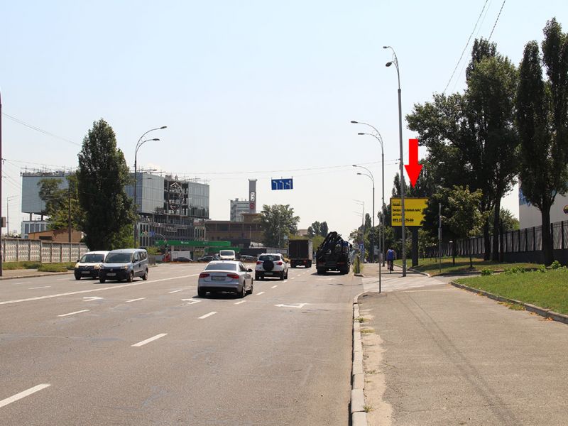 Скрол/Сітіборд, Київ, Новокостянтинівська вул., 1 - вул. Електриків, розв'язка, в бік Подолу