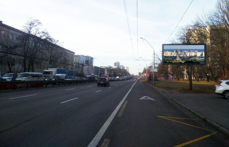 Скролл/Ситиборд, Киев, пр-т Перемоги 60/вул.Є.Мирошніченко (С Перовської) на ст.м.Берестейська (А1) СКРОЛЛЕР