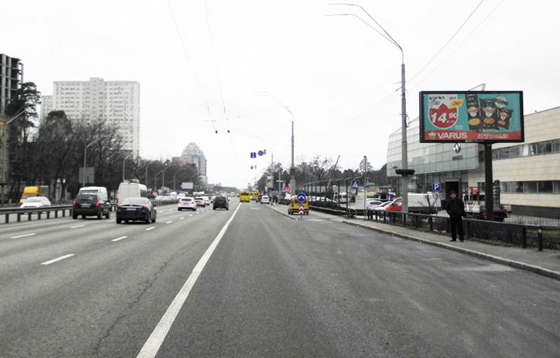Скролл/Ситиборд, Киев, пр-т Перемоги 134/автосалон "Інфініті" з центра-на Кільцеву  (А1) СКРОЛЛЕР