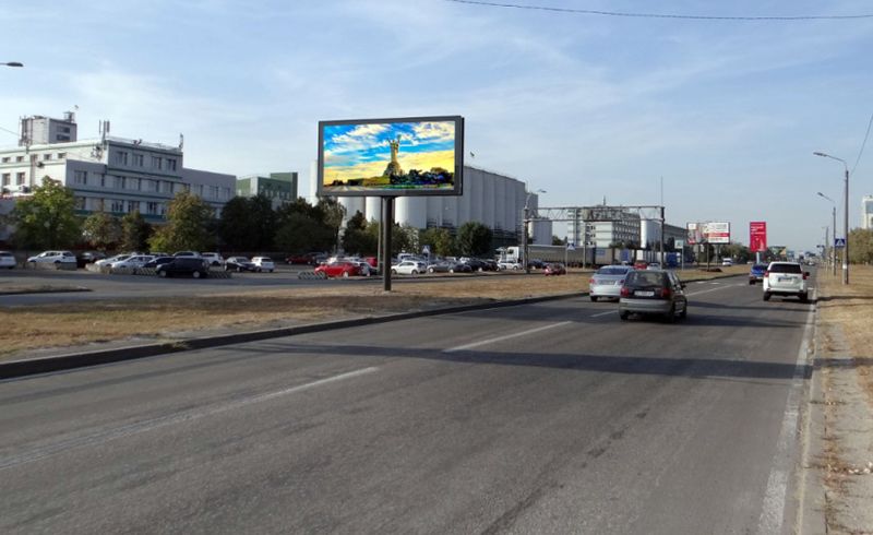 Скролл/Ситиборд, Киев, Богатирська 1 /з-д Оболонь - на Вишгород (розподілювач) (А1) СКРОЛЛЕР