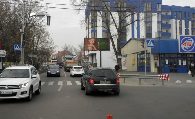 Скролл/Ситиборд, Киев, ул.Центральна 12Д (Заречная)/ст М Славутич/АТБ (А1) СКРОЛЛЕР