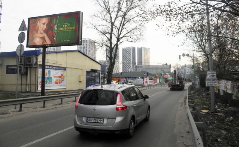 Скрол/Сітіборд, Київ, ул.Центральна 12Д (Заречная)/ст М Славутич/АТБ - на пр-т Бажана (В1) СКРОЛЛЕР