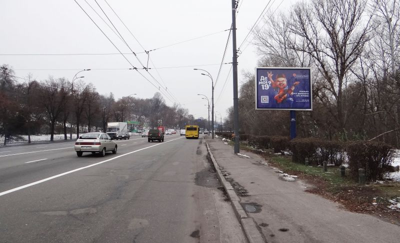 Скрол/Сітіборд, Київ, пр-т Лобановського (Краснозвездный) /300м до вул.Кайсарова/на вул.Зеленогорська (А1) СКРОЛЕР
