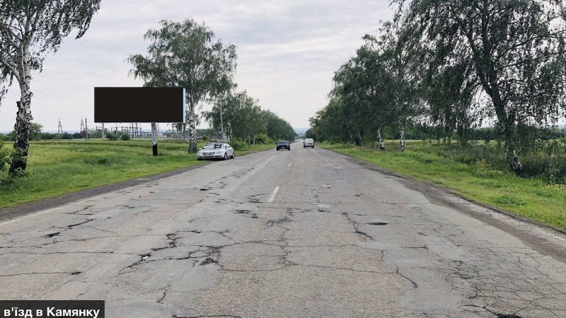 Білборд/Щит, Кам'янка, к1 в'їзд в Камянку