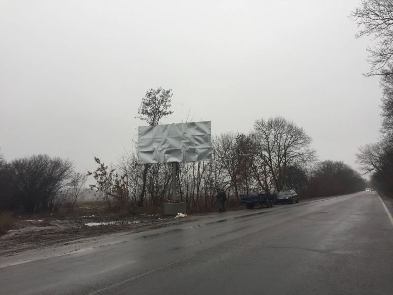 Білборд/Щит, Первомайськ (Мик. обл.), После знака въезд в Первомайск с Николаева