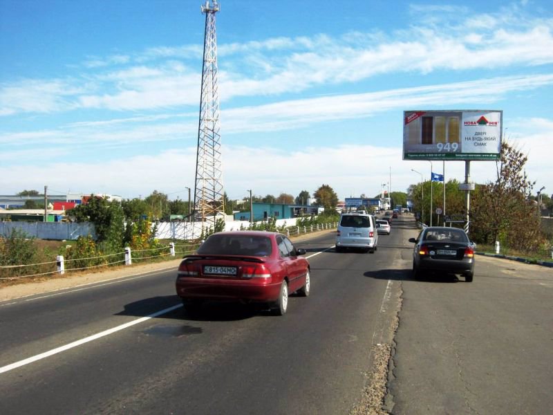 Билборд/Щит, Трассы, Одеса - Кучургани (12+060), до двох ствпів, в місто