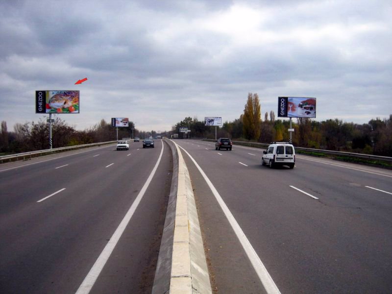 Билборд/Щит, Трассы, Київська траса-міст, в місто