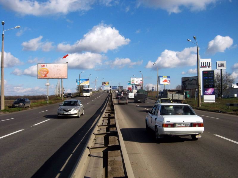 Билборд/Щит, Трассы, Овідіопольська дорога - Епіцентр, в місто