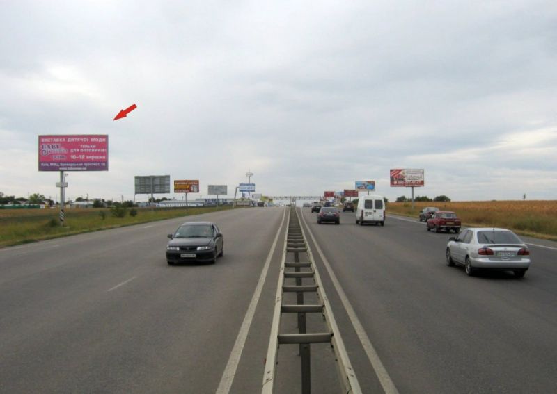 Билборд/Щит, Трассы, Овідіопольська дорога - на 7 км з міста (9+670)