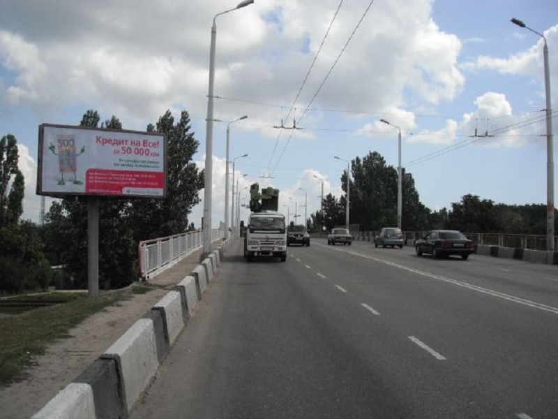 Билборд/Щит, Одесса, Іванівський міст - Овідіопольська дорога - Житомирська вул., в центр