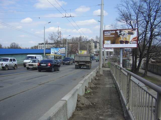 Билборд/Щит, Одесса, Іванівський міст - Мельницька вул., в центр