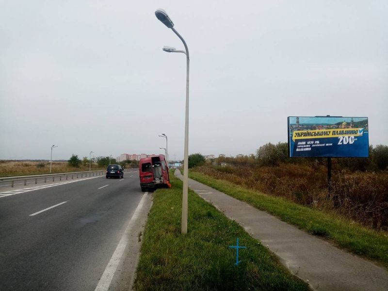 Билборд/Щит, Трассы, Львів, дорога Львів-Пустомити (ліворуч), вул. Кульпарківська