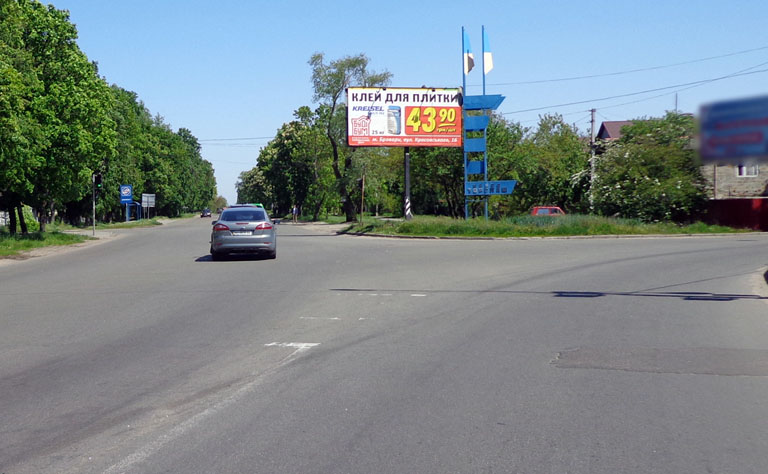 Білборд/Щит, Київ, Бровари вул Олега Онікієнка,22 (колишня вул.Кутузова)/вул.Сергія Маскаленка (колишня вул.Красовського) (А)