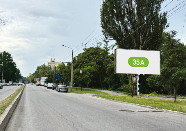 Білборд/Щит, Запоріжжя, вул. Перемоги - вул. Панфіловців (6-та Лікарня)