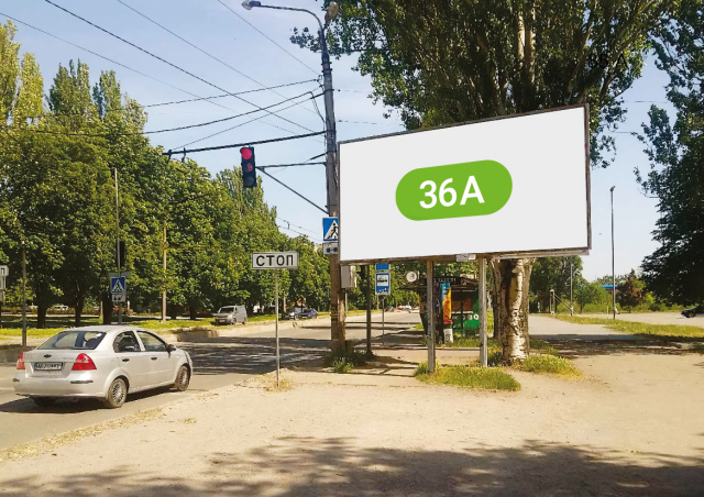 Білборд/Щит, Запоріжжя, вул. Перемоги, ДС Юність, навпроти дитячої спортивної школи