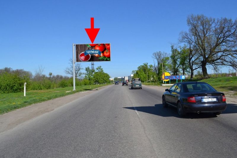Билборд/Щит, Дергачи, Дергачі-вул. Залізнична-прапорець №2-у бік Золочева