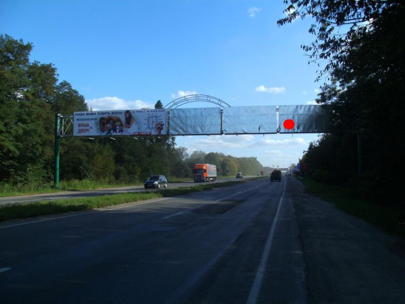 Арка/Реклама на мостах, Вінниця, Киевское шоссе, (дальняя)   вьезд