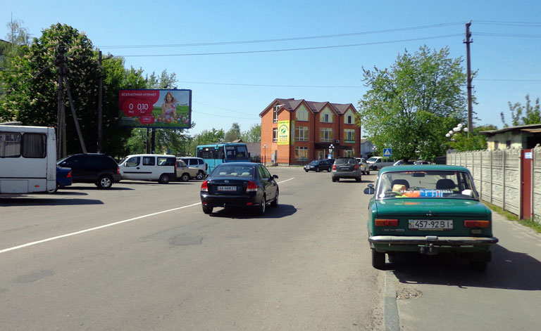 Білборд/Щит, Київ, Бориспіль вул.Глибоцька/вул.Героїв Небесної Сотні - 50м від вул.Київський шлях (В)/Фора,Укртелеком