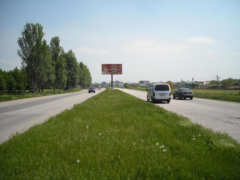 Білборд/Щит, Запоріжжя, 143_Запоріжжя_ул.Тиражная 80от выезда из НИИ "Масленичных культур"-въезд в город