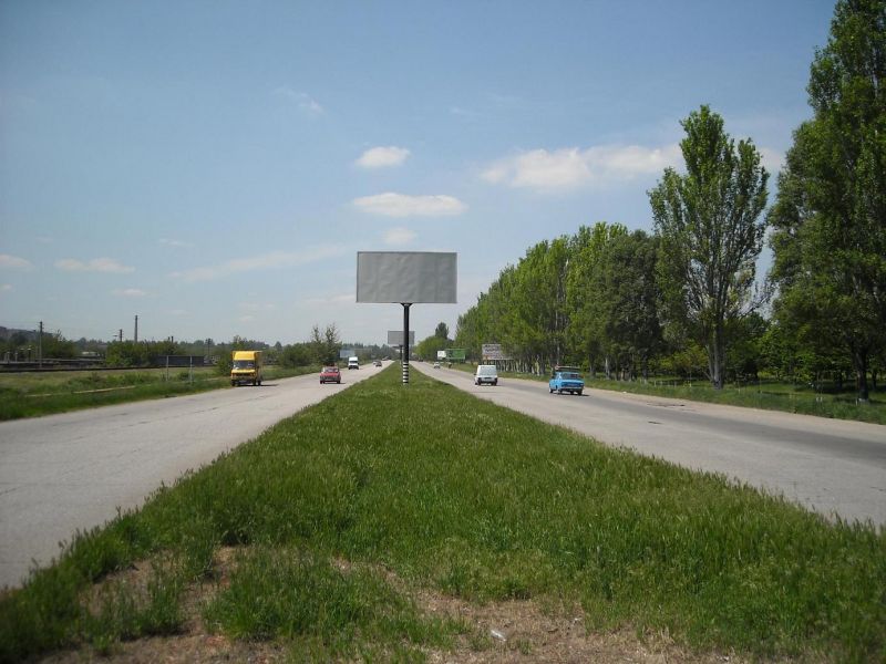 Білборд/Щит, Запоріжжя, 144_Запоріжжя_ул.Тиражная 80от выезда из НИИ "Масленичных культур"-выезд из города