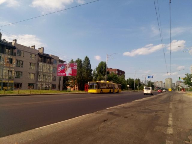 Білборд/Щит, Київ, Драйзера Т. вул. - Лаврухіна вул.