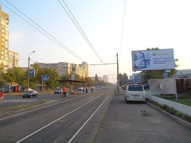 Білборд/Щит, Київ, Закревського М. вул.,, 39 (напроти), 250м. до "МЕТРО"