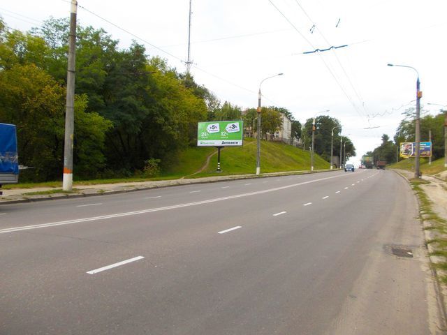 Билборд/Щит, Сумы, Харитоненко вул. ( в районі моста) в центр