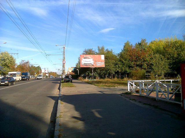 Билборд/Щит, Житомир, Чуднівська вул.,101  (АЗС "Eco Oil", Економ. коледж)