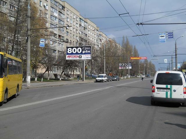 Билборд/Щит, Винница, Келецкая ул. (200 м. "Сільпо") в центр
