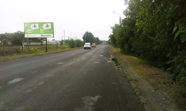 Билборд/Щит, Черновцы, Галицький шлях, (напроти Староленківської вул. до "МЕТРО") в центр